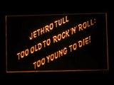 Jethro Tull (2) LED Neon Sign USB - Orange - TheLedHeroes
