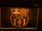 FREE FC Barcelona LED Sign - Orange - TheLedHeroes