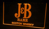 J&B Rare Scotch Whisky LED Neon Sign USB - Orange - TheLedHeroes