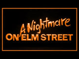 A Nightmare On Elm Street 2 LED Neon Sign USB - Orange - TheLedHeroes