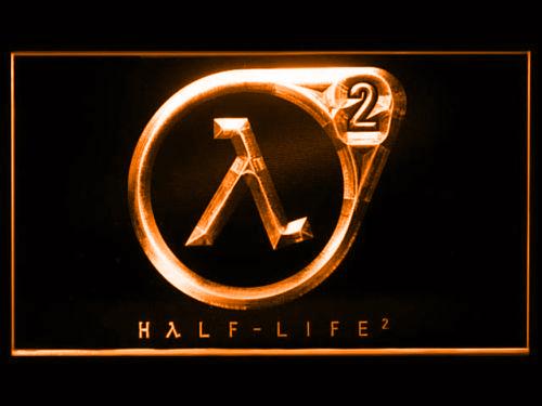 Half-Life 2 LED Neon Sign USB - Orange - TheLedHeroes