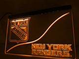 FREE New York Rangers LED Sign - Orange - TheLedHeroes