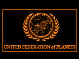 FREE Star Trek United Federation of Planets LED Sign - Orange - TheLedHeroes