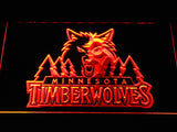 Minnesota Timberwolves 2 LED Neon Sign USB - Orange - TheLedHeroes