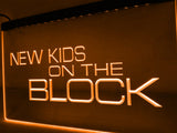 New Kids On the Block LED Neon Sign USB - Orange - TheLedHeroes