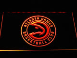 Atlanta Hawks 2 LED Neon Sign Electrical - Orange - TheLedHeroes