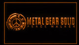 Metal Gear Solid Peace Walker LED Neon Sign Electrical - Orange - TheLedHeroes