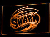 Minnesota Swarm LED Neon Sign USB - White - TheLedHeroes