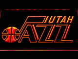 FREE Utah Jazz 2 LED Sign - Orange - TheLedHeroes