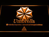 Resident Evil Umbrella Corp LED Neon Sign USB - Orange - TheLedHeroes