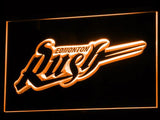 Edmonton Rush LED Neon Sign Electrical - Orange - TheLedHeroes