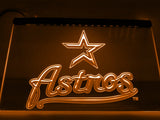 Houston Astros (2) LED Neon Sign Electrical - Orange - TheLedHeroes