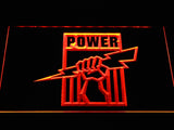 Port Adelaide Football Club LED Neon Sign USB - Orange - TheLedHeroes