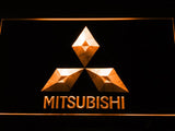 Mitsubishi LED Neon Sign USB - Orange - TheLedHeroes