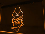 FREE Coors Light Bikini LED Sign - Orange - TheLedHeroes