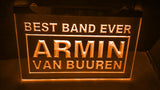 Armin Van Buuren Best Band Ever LED Neon Sign USB - Orange - TheLedHeroes