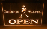 Johnnie Walker Open LED Neon Sign Electrical - Orange - TheLedHeroes
