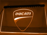 Ducati 2 LED Neon Sign USB - Orange - TheLedHeroes