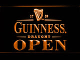 Guinness Draught Open LED Neon Sign Electrical - Orange - TheLedHeroes