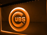 Chicago Cubs LED Neon Sign Electrical - Orange - TheLedHeroes