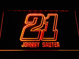 Johnny Sauter LED Sign - Orange - TheLedHeroes