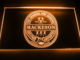 Mackeson Stout LED Neon Sign Electrical - Orange - TheLedHeroes