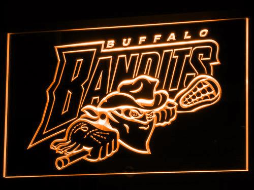 Buffalo Bandits LED Neon Sign Electrical - Orange - TheLedHeroes