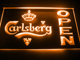 FREE Carlsberg Open LED Sign - Orange - TheLedHeroes