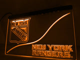 New York Rangers LED Neon Sign Electrical - Orange - TheLedHeroes