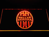 Hellas Verona F.C. LED Neon Sign USB - White - TheLedHeroes
