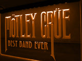 Motley Crue Best Band Ever LED Neon Sign USB - Orange - TheLedHeroes