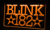 Blink 182 (2) LED Neon Sign USB - Orange - TheLedHeroes