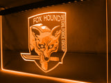 Metal Gear Solid Wolf LED Neon Sign USB - Orange - TheLedHeroes