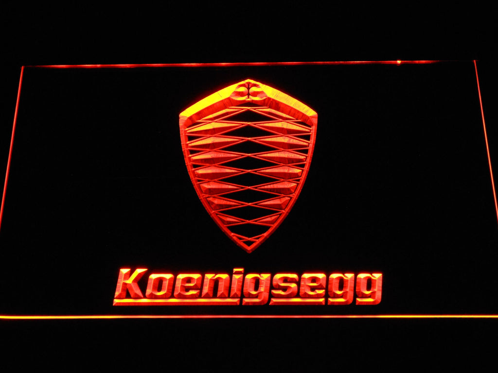 Koenigsegg Automotive AB LED Neon Sign USB - Normal Size (12x8in) - TheLedHeroes