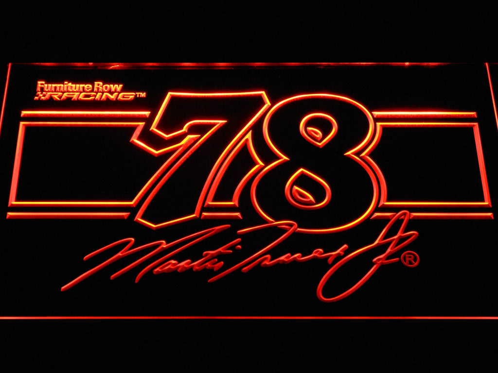 Martin Truex Jr. LED Neon Sign USB - Orange - TheLedHeroes