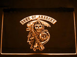 Sons of Anarchy LED Neon Sign USB - Orange - TheLedHeroes
