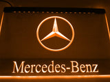 Mercedes Benz 2 LED Neon Sign USB - Orange - TheLedHeroes