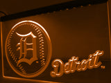 FREE Detroit Tigers Baseball LED Sign - Orange - TheLedHeroes