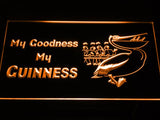 My Goodness My Guinness LED Neon Sign USB - Orange - TheLedHeroes