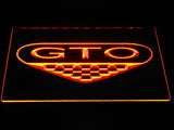 Pontiac GTO LED Neon Sign USB - Orange - TheLedHeroes