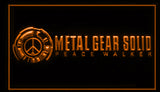 FREE Metal Gear Solid Peace Walker LED Sign - Orange - TheLedHeroes
