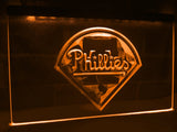 Philadelphia Phillies LED Neon Sign Electrical - Orange - TheLedHeroes