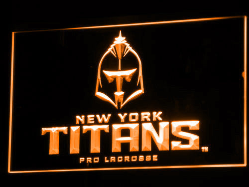 New York Titans LED Sign - Orange - TheLedHeroes