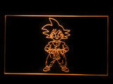 Dragon Ball Z GT Super Saiya Son Goku LED Neon Sign Electrical - Orange - TheLedHeroes