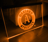 FREE Oakland Athletics LED Sign - Orange - TheLedHeroes