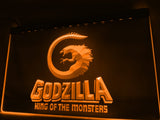 Godzilla King of the Monsters LED Neon Sign Electrical - Orange - TheLedHeroes