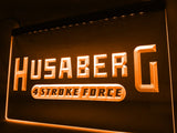 Husaberg Motorcycle Bike LED Neon Sign Electrical - Orange - TheLedHeroes