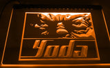 Star Wars Yoda LED Neon Sign Electrical - Orange - TheLedHeroes