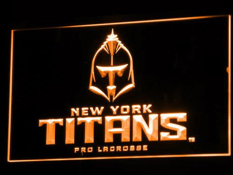 New York Titans LED Neon Sign USB - Orange - TheLedHeroes