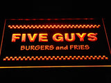 Five Guys LED Neon Sign Electrical - Orange - TheLedHeroes
